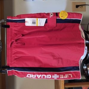 Speedo Men's Lifeguard Swim Trunks - Red